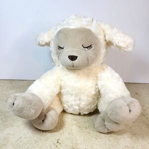 Swaddle Me Cream Lamb‎ plays music, nature sounds, heartbeat hangs crib.
